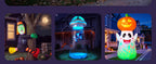 Joiedomi 9-Foot Halloween UFO & Alien Inflatable – Blue – product detail