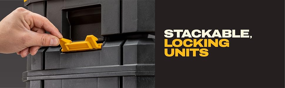 DEWALT DWST17808 TSTAK Long-Handle Tool Organizer – One Size, Black|yellow – One Size / Black|yellow – product detail