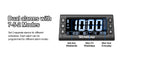 TechGlow Bluetooth Speaker Stand with Dual Alarm Clock, Black