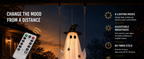 CRILARY Hlwn-ghost-01 5.9-Foot Lighted Halloween Swinging Ghost – white – product detail