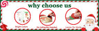 XIMISHOP Christmas Window Clings, 82-Piece Set