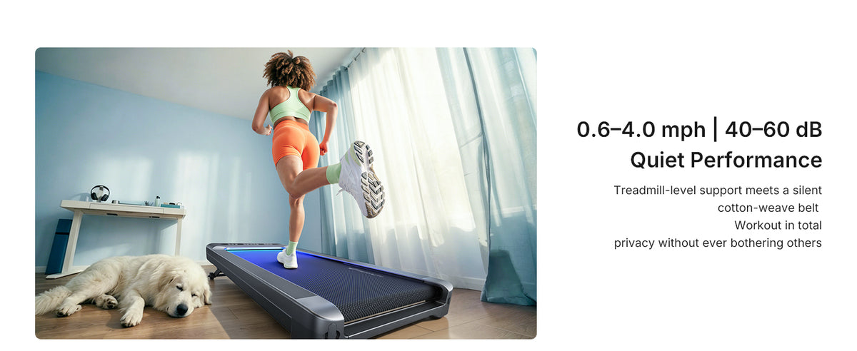 MERACH Under-Desk Walking Treadmill – Silver – product detail