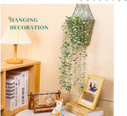 Der Rose Faux Hanging Eucalyptus in Pot, 24 in