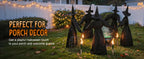 Zesua ZS113 5-Piece Lighted Halloween Witch Circle Set – 4.3 Ft Multicolor Light – product detail
