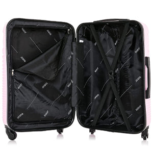 DUKAP DKINC00M-PNK Hardside Suitcase – 24 Inch, Pink – Pink / 24 Inch – product detail