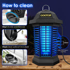 GOOTOP Plug-In Electric Bug Zapper, Black