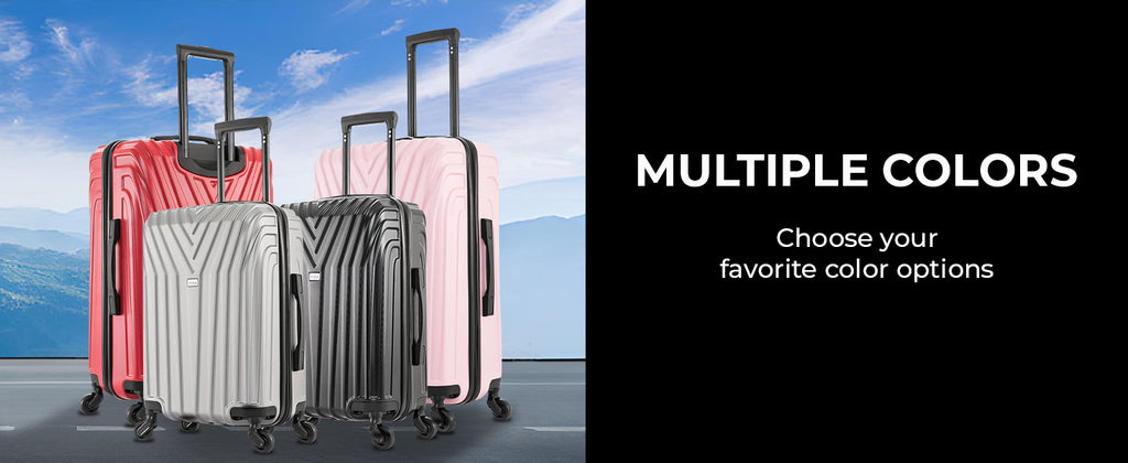 InUSA IUVAS00M-PNK Hardside Suitcase – 24 Inch, Pink – Pink / 24 Inch – product detail