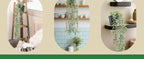 Der Rose Faux Hanging Eucalyptus in Pot, 24 in