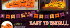 TISEJOY 9077 7.5-Foot Halloween Pumpkin Inflatable – Yellow – product detail
