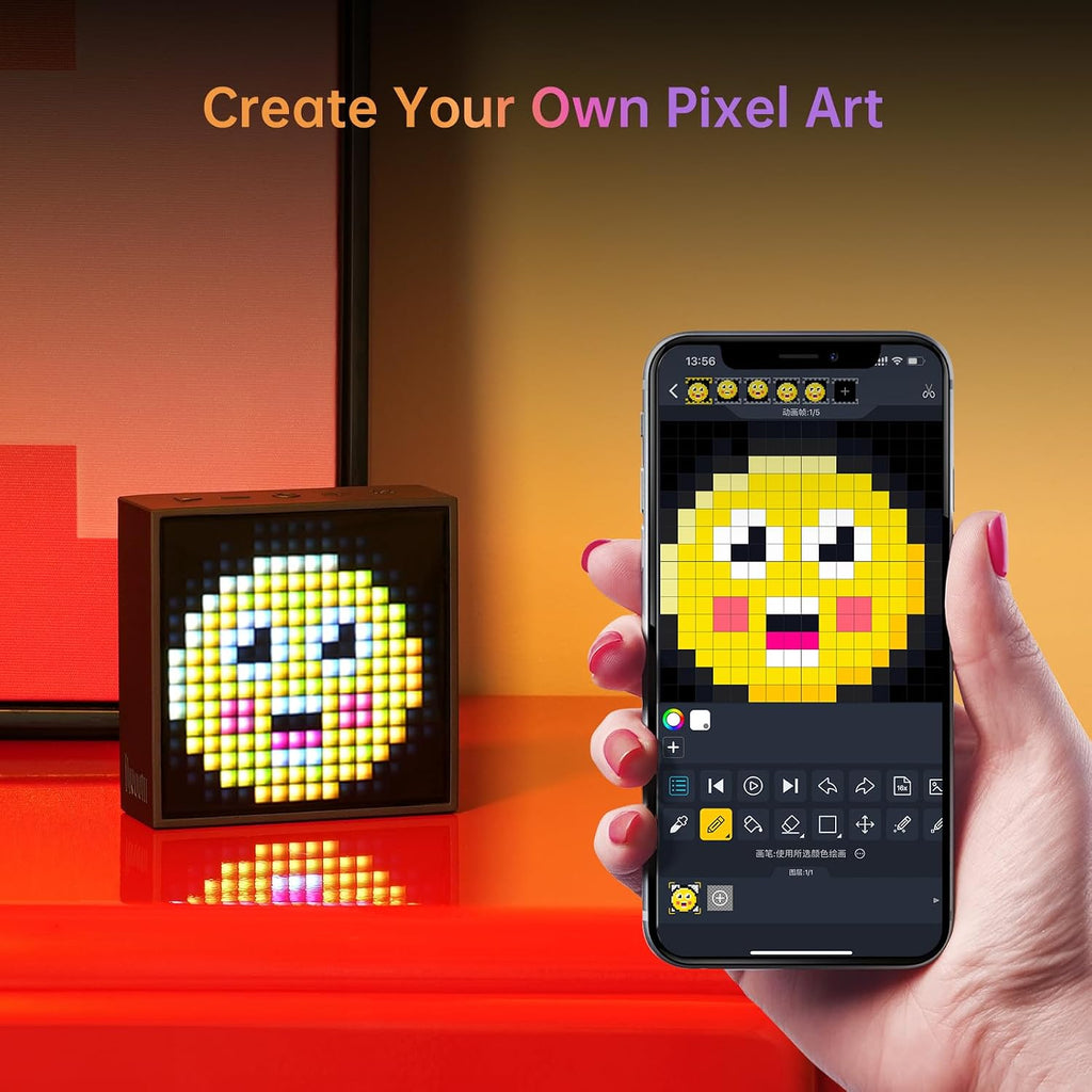 Divoom TimeBox Evo Pixel-Art Bluetooth Speaker