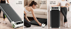 AKLUER 480L-A Under-Desk Walking Treadmill, Light Black or Soft White
