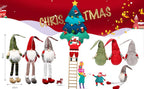 BWFY Long-Leg Christmas Decorative Dolls, Set of 3