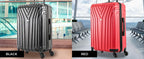 InUSA IUVAS00M-PNK Hardside Suitcase – 24 Inch, Pink – Pink / 24 Inch – product detail
