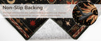 meejou Sun and Moon Area Rug, Black/Gold/Beige/Red, 5 x 7 ft