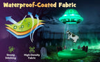 ZPISF UFO Inflatable - 001 10-Foot Halloween UFO & Cow Inflatable – 10 FT UFO Abduction – product detail