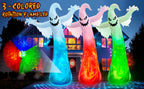 zukakii QM-WS-021 12-Foot Halloween Ghost Inflatable – White – product detail