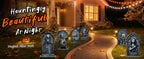KLYRO 6-Pack 17-Inch Printed Halloween Tombstone Yard Signs – 17 Inch, Black – Black / 17 Inch – product detail