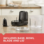 BLACK+DECKER One-Touch Food Chopper, 1.5 Cup