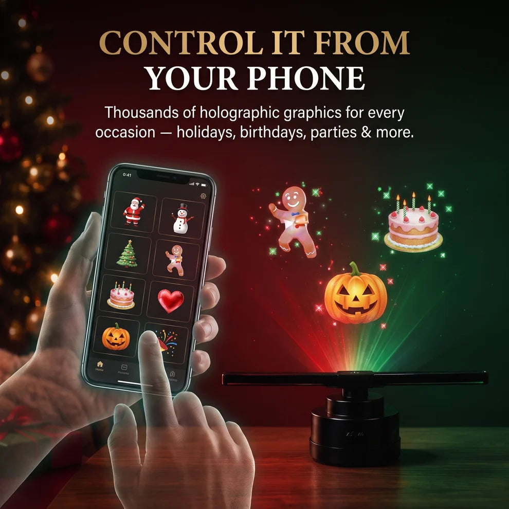 ✨ 3D Hologram Magic Projector – Limited Time 50% OFF · 2