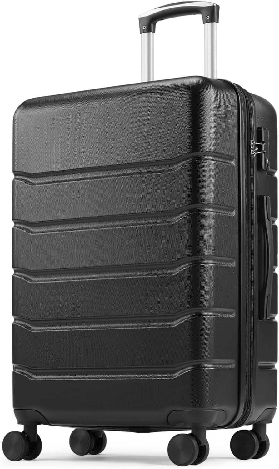 Sweetcrispy Expandable ABS Suitcases with Spinner Wheels, 20 or 28 Inch