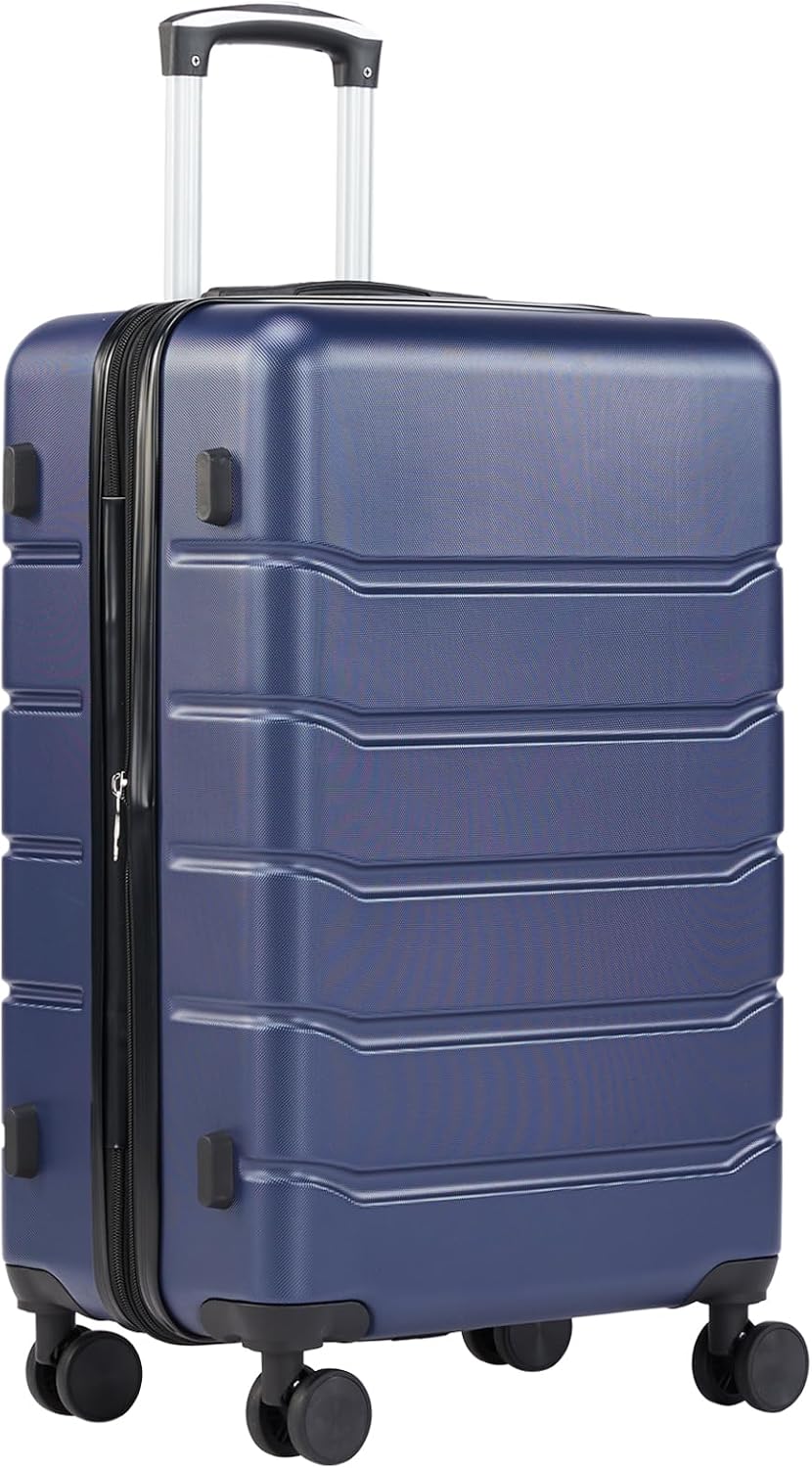 Sweetcrispy Expandable ABS Suitcases with Spinner Wheels, 20 or 28 Inch