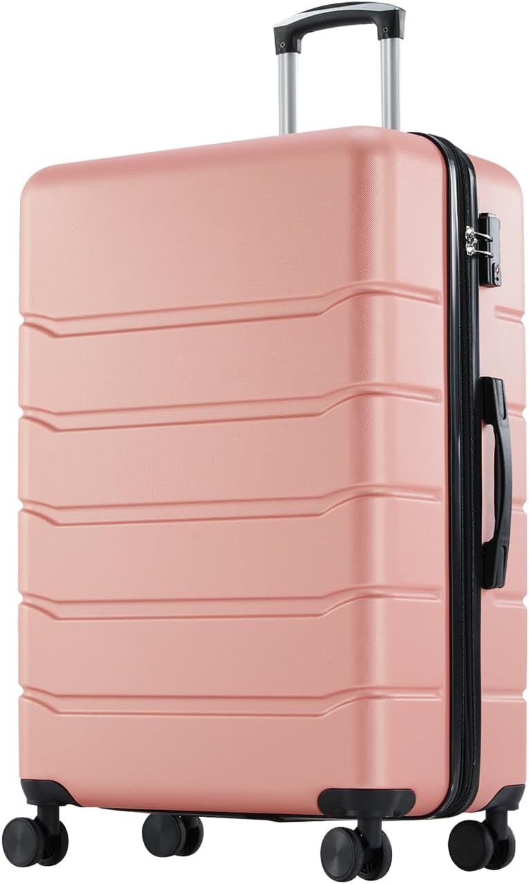 Sweetcrispy Expandable ABS Suitcases with Spinner Wheels, 20 or 28 Inch